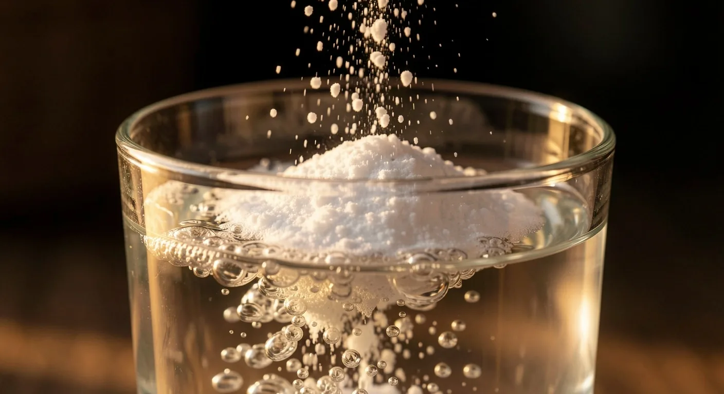 Magnesium powder in water